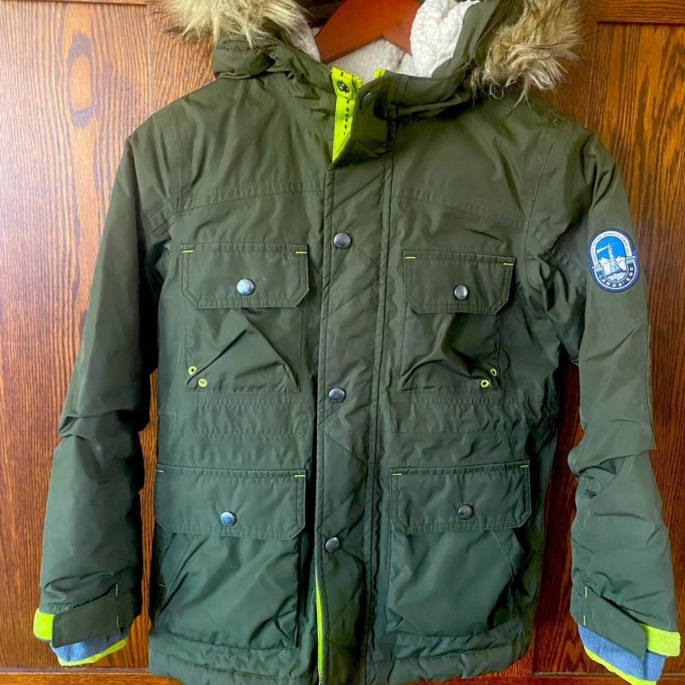 Boys Lands’ End Expedition Parka size 8